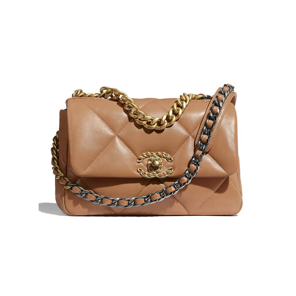 CHANEL 19 MAXI HANDBAG  (high-end grade)