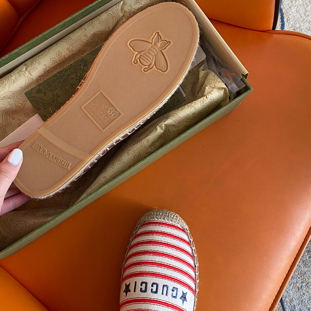 Women’s Gucci star espadrille