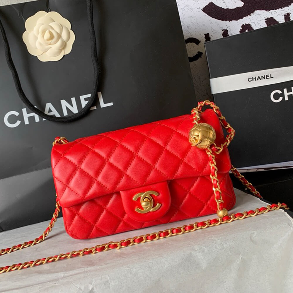 Chanel Pearl Crush Mini Rectangular Flap
