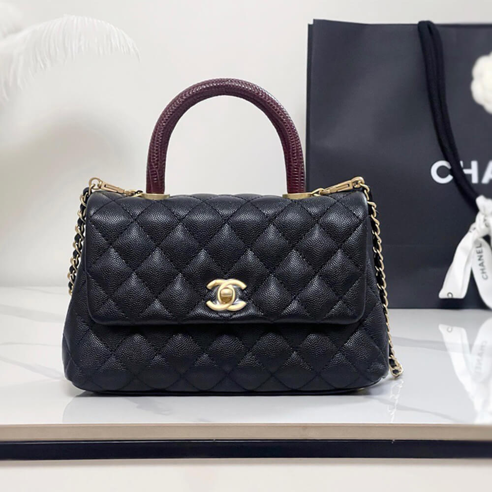CHANEL Coco Handle Bag Small
