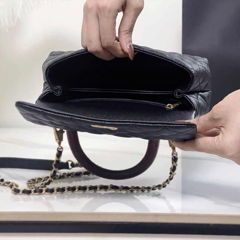 CHANEL Coco Handle Bag Small