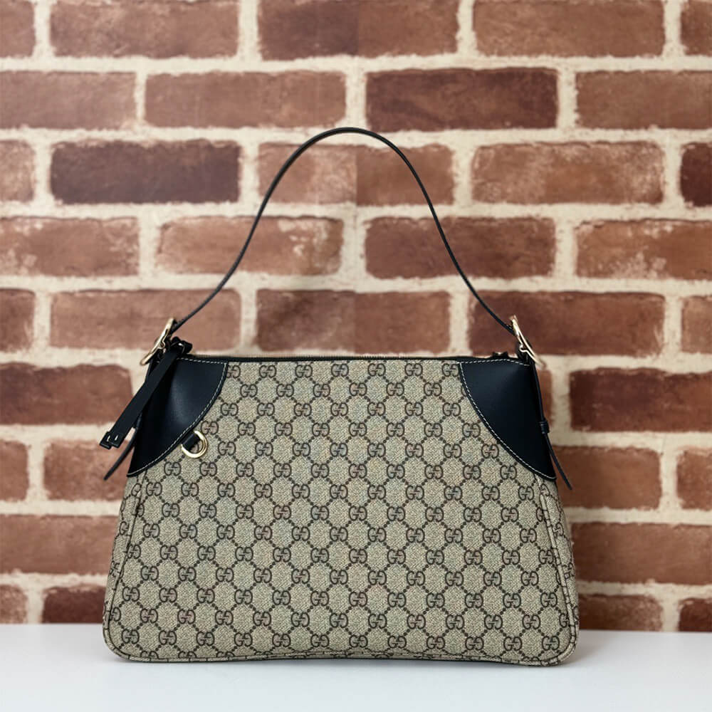 GG Emblem large shoulder bag
