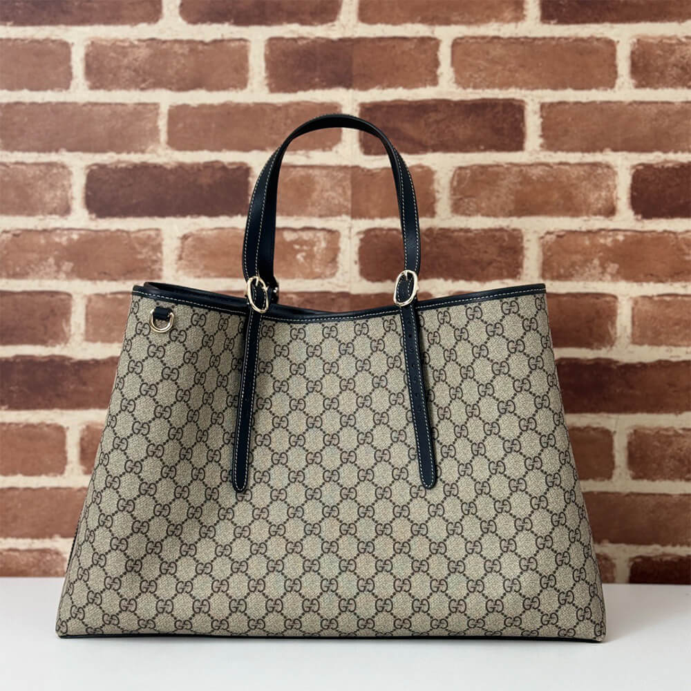 GG Emblem large tote bag