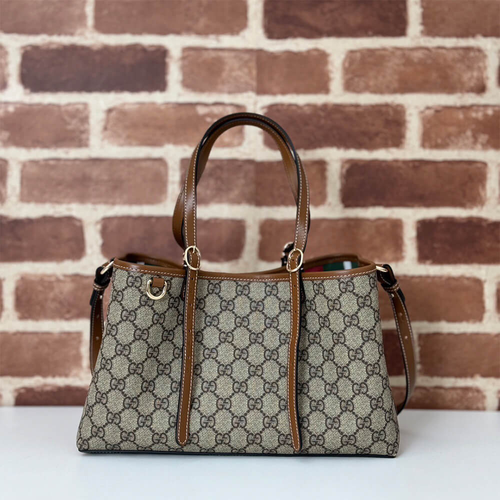 GG Emblem small tote bag