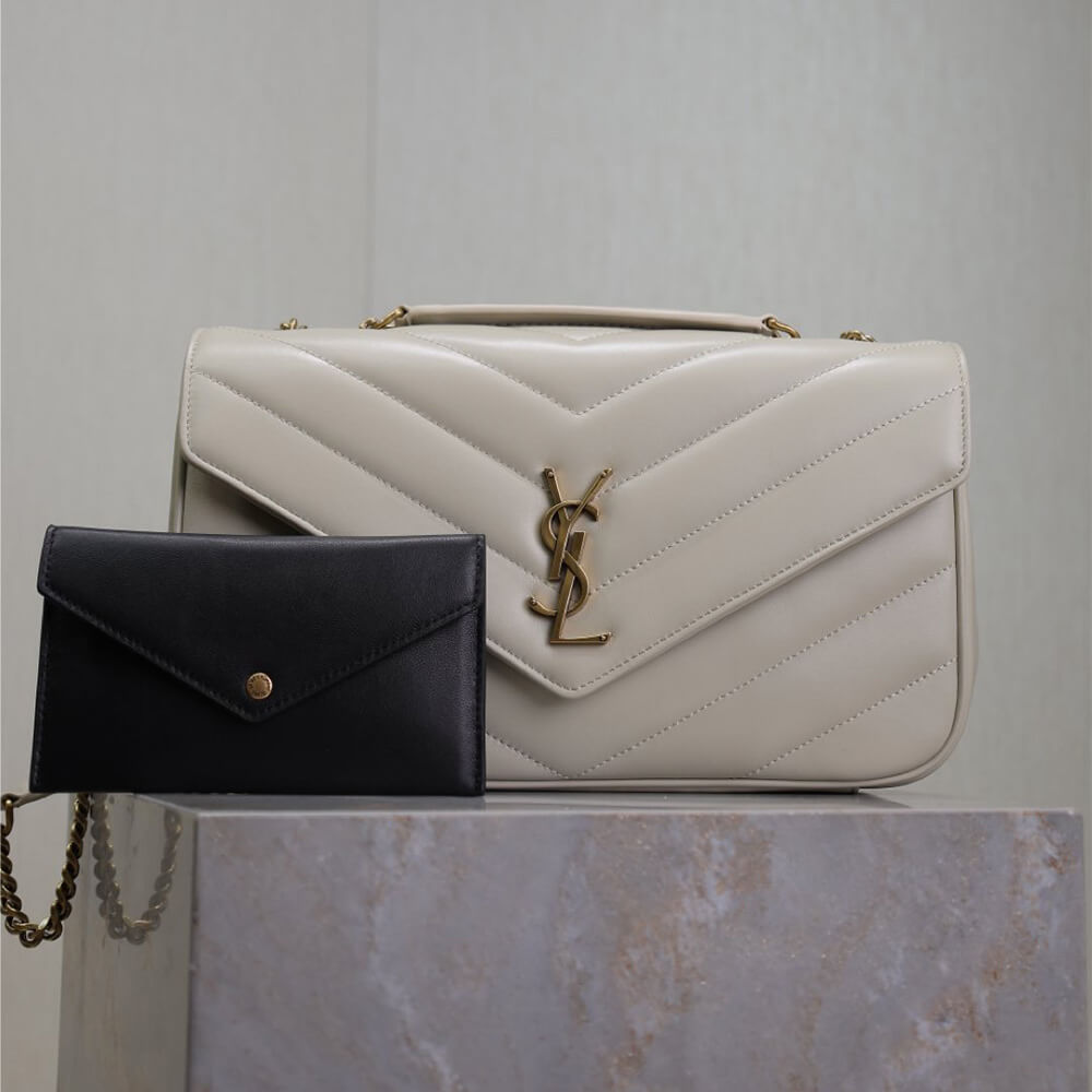 YSL LOULOU medium in MATELASSE lambskin(High-end grade)