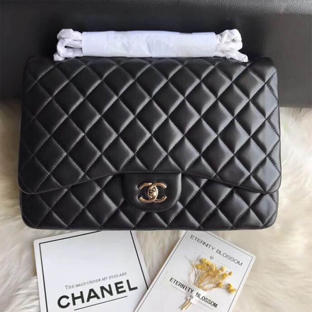 CHANEL Classic Maxi Handbag (Tax-Free Grade)