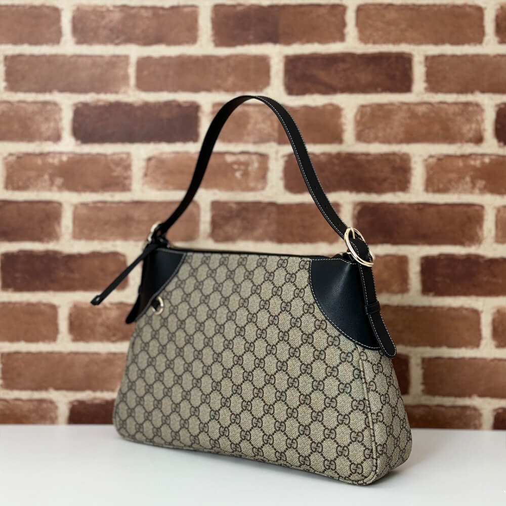 GG Emblem large shoulder bag