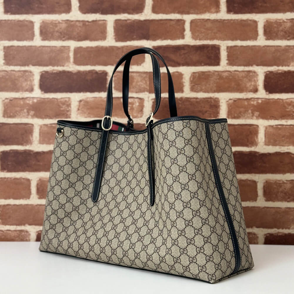 GG Emblem large tote bag