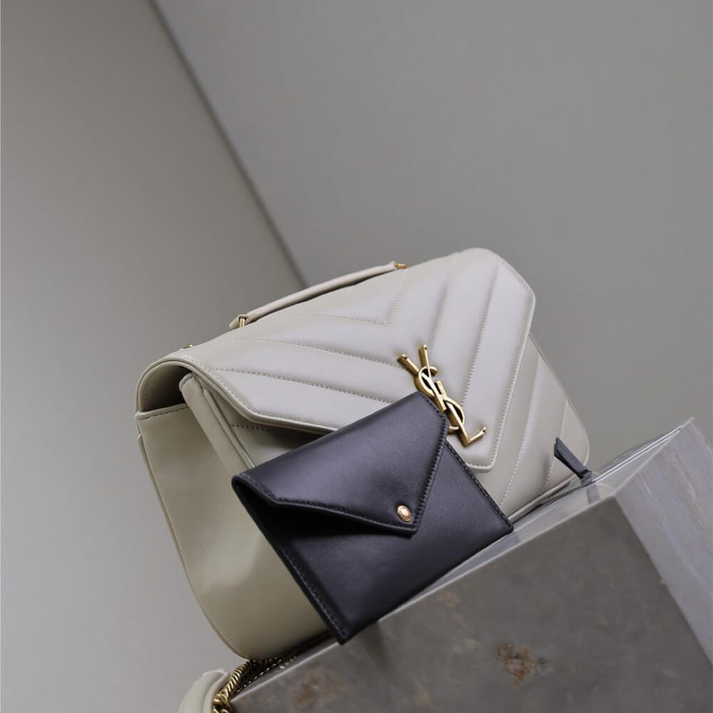 YSL LOULOU medium in MATELASSE lambskin(High-end grade)