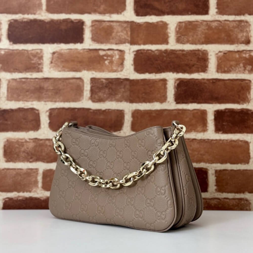 GG Emblem mini shoulder bag
