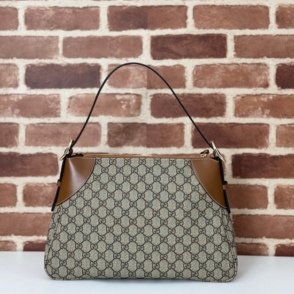 GG Emblem large shoulder bag