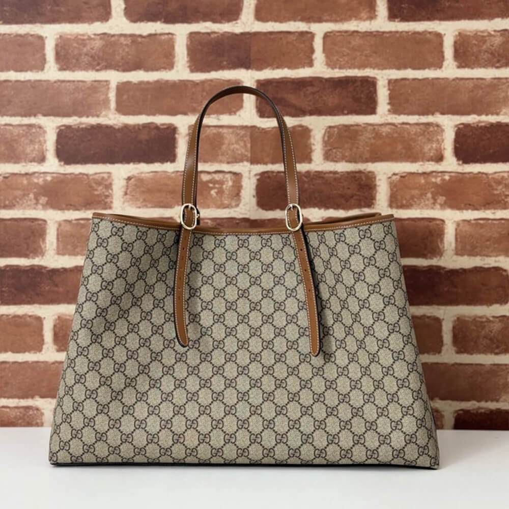 GG Emblem large tote bag