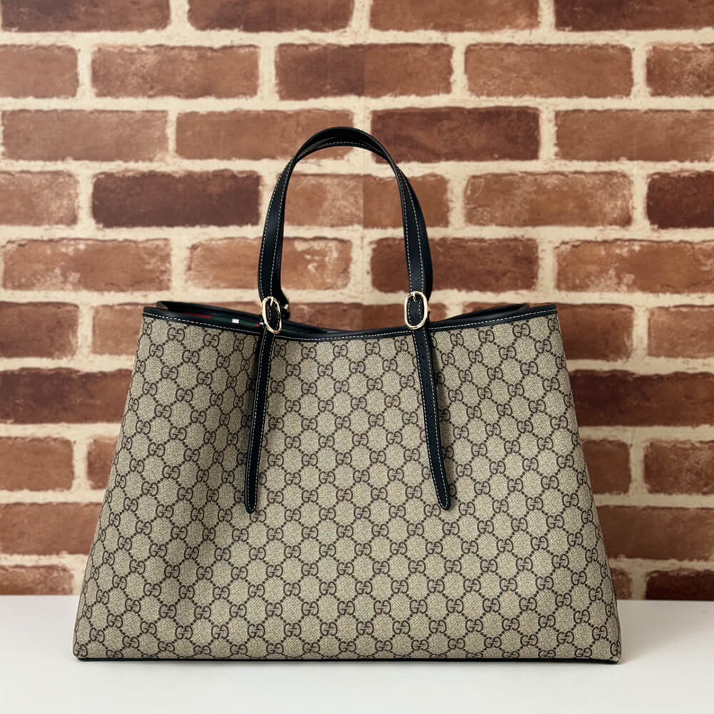 GG Emblem large tote bag