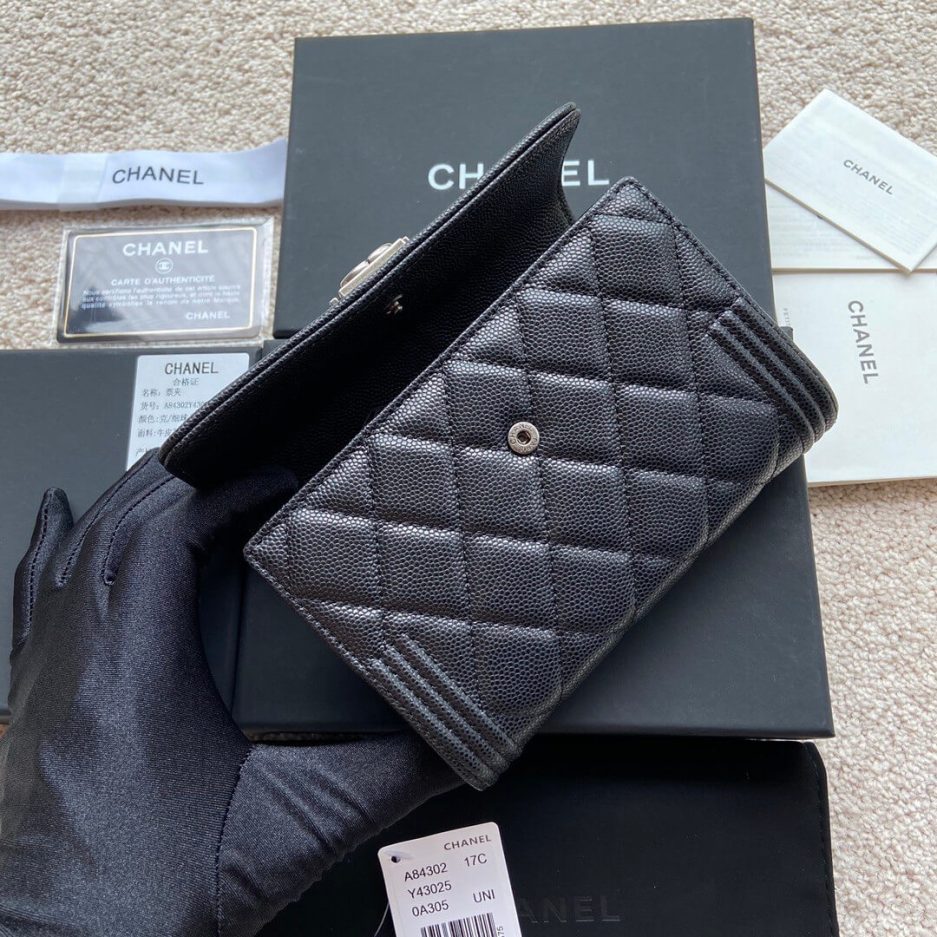 Chanel boy long wallet