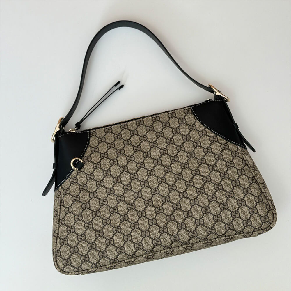 GG Emblem large shoulder bag