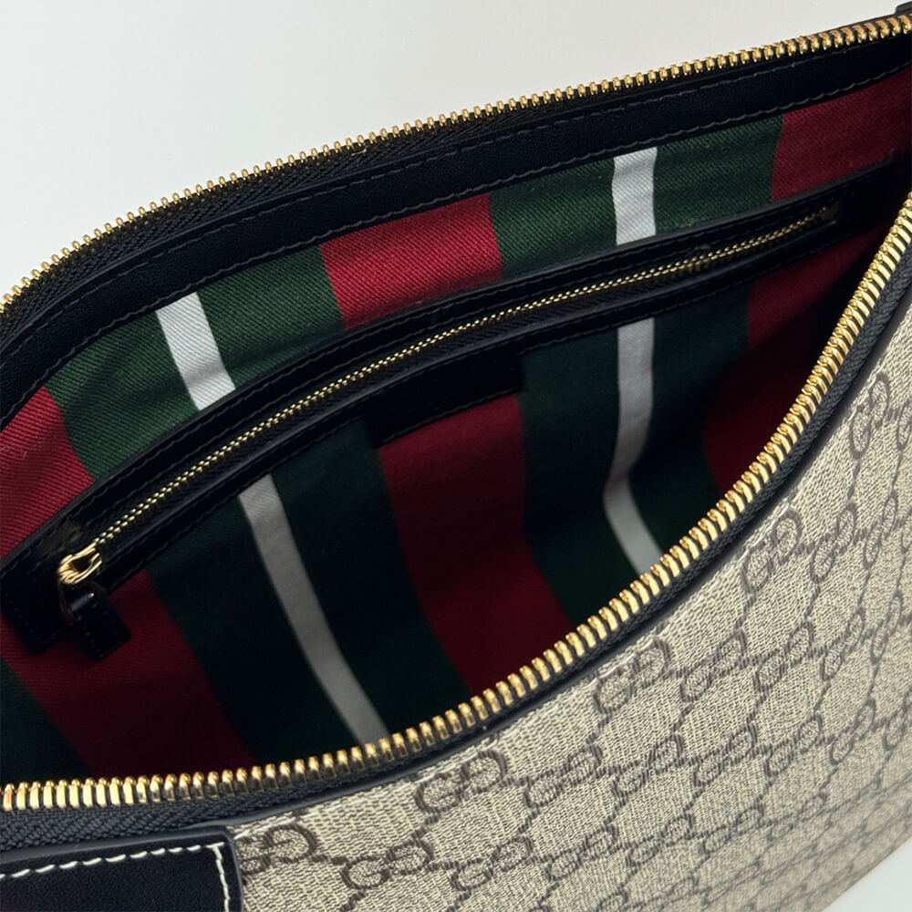 GG Emblem large shoulder bag