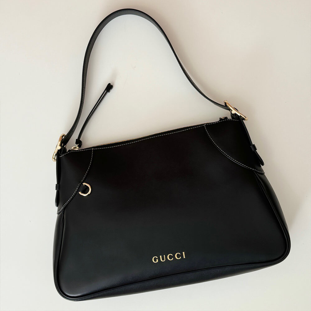 GG Emblem large shoulder bag