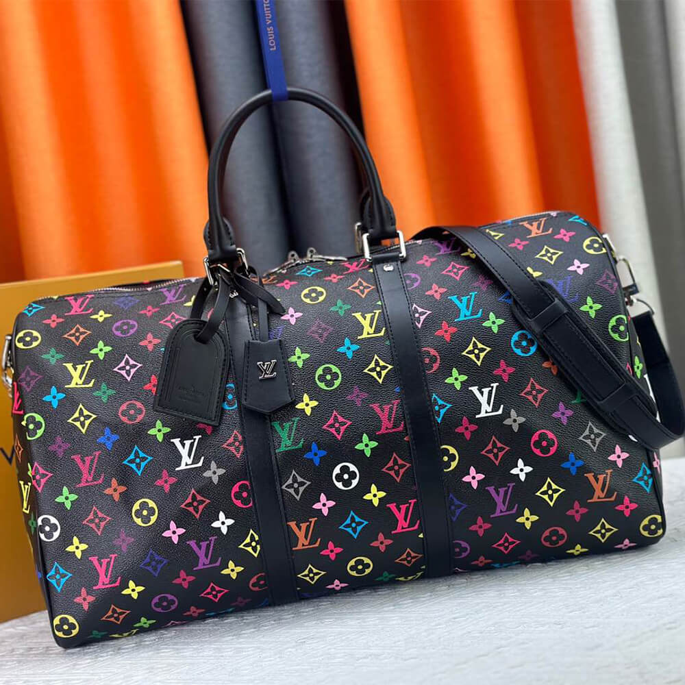LV x TM KEEPALL BANDOULIÈRE 50 travel bag