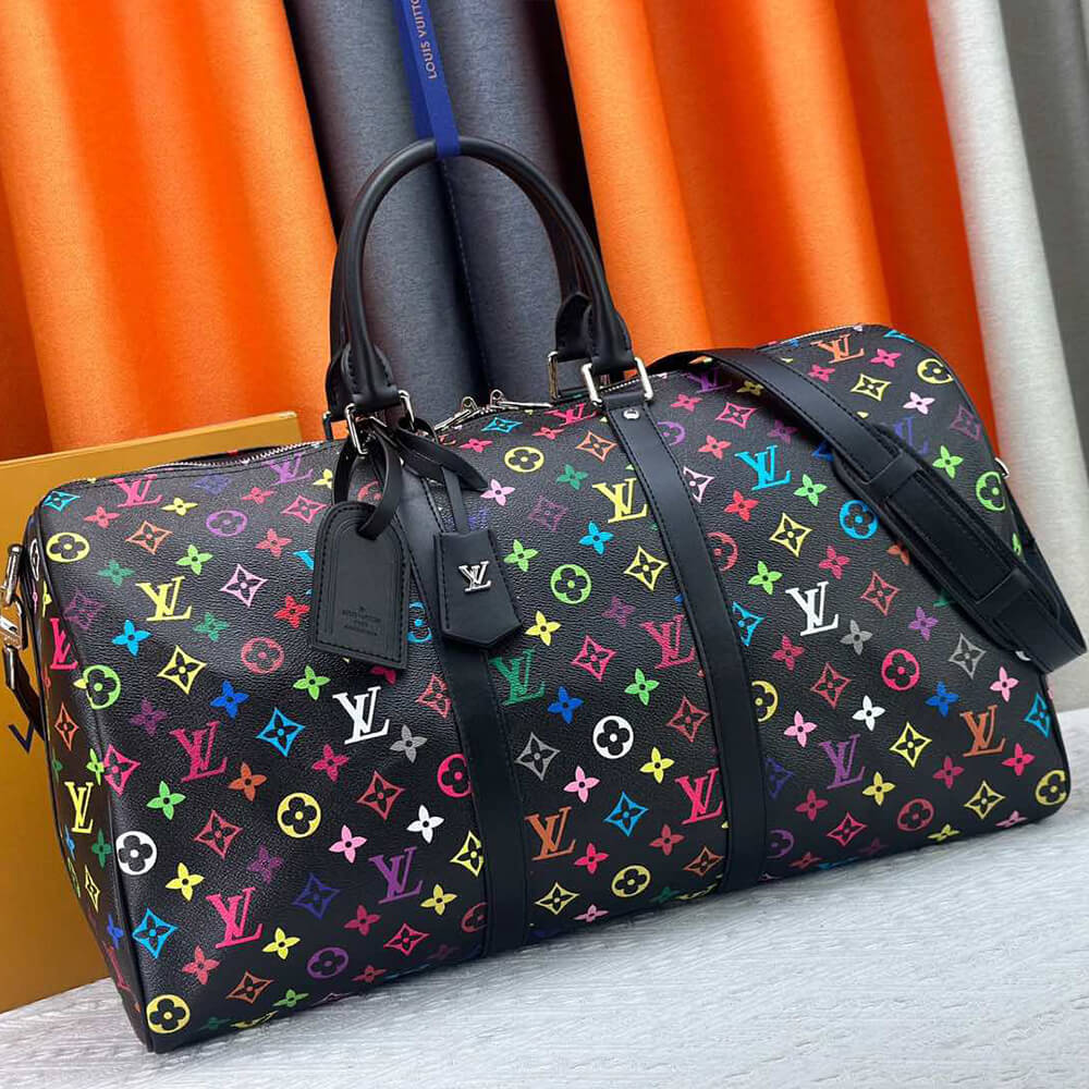 LV x TM KEEPALL BANDOULIÈRE 50 travel bag