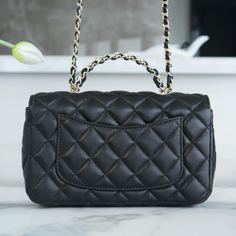 CHANEL Mini Flap With Top Handle