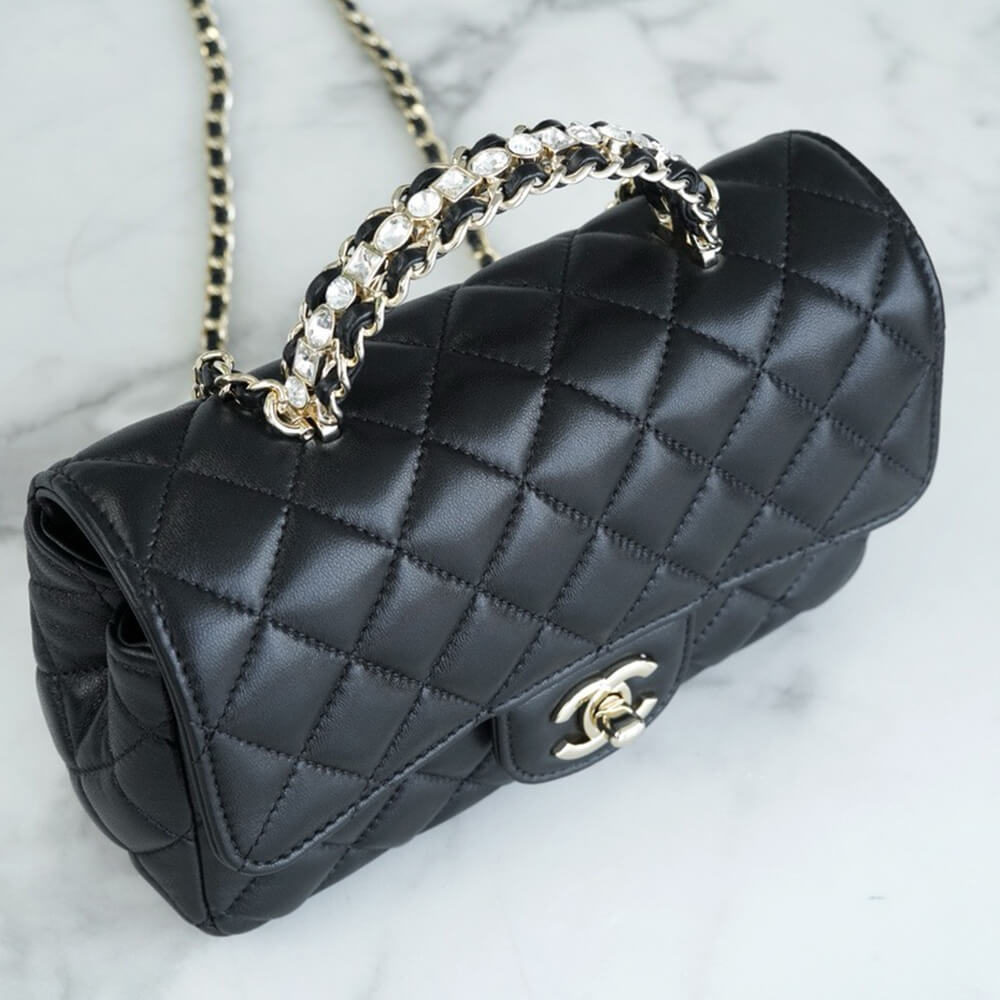 CHANEL Mini Flap With Top Handle