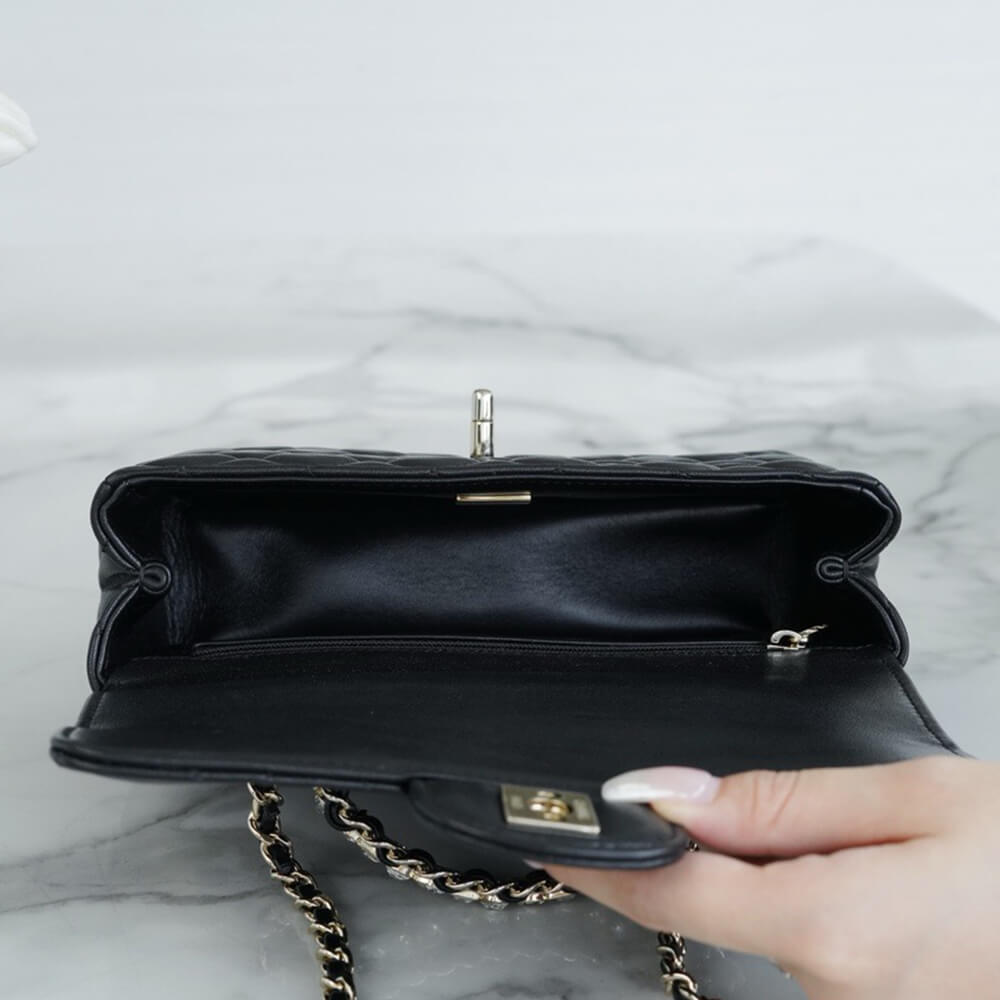 CHANEL Mini Flap With Top Handle