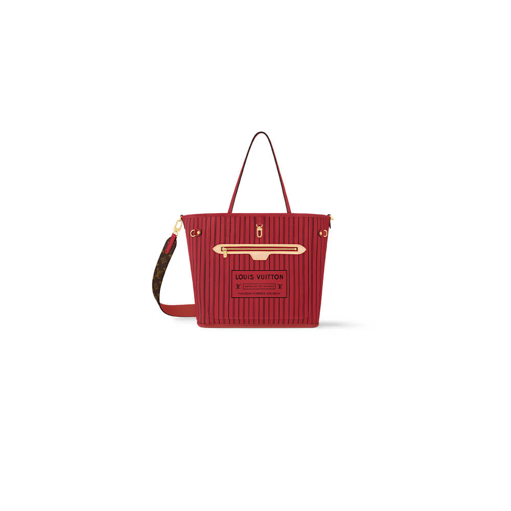 LV NEVERFULL BANDOULIÈRE INSIDE OUT Medium Handbag