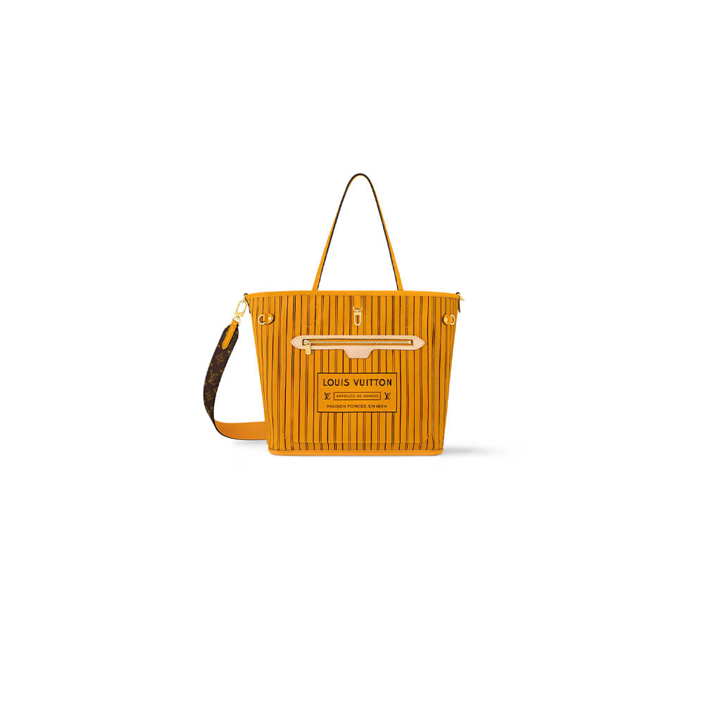 LV NEVERFULL BANDOULIÈRE INSIDE OUT Medium Handbag