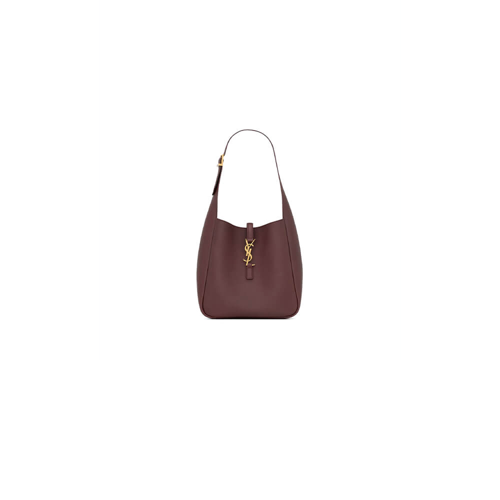 Small LE 5 À 7 bag in soft grained leather