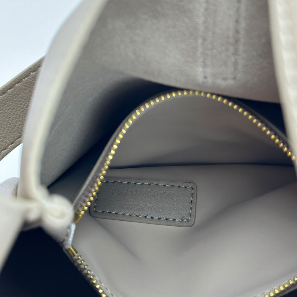 Small LE 5 À 7 bag in soft grained leather (High-end grade)