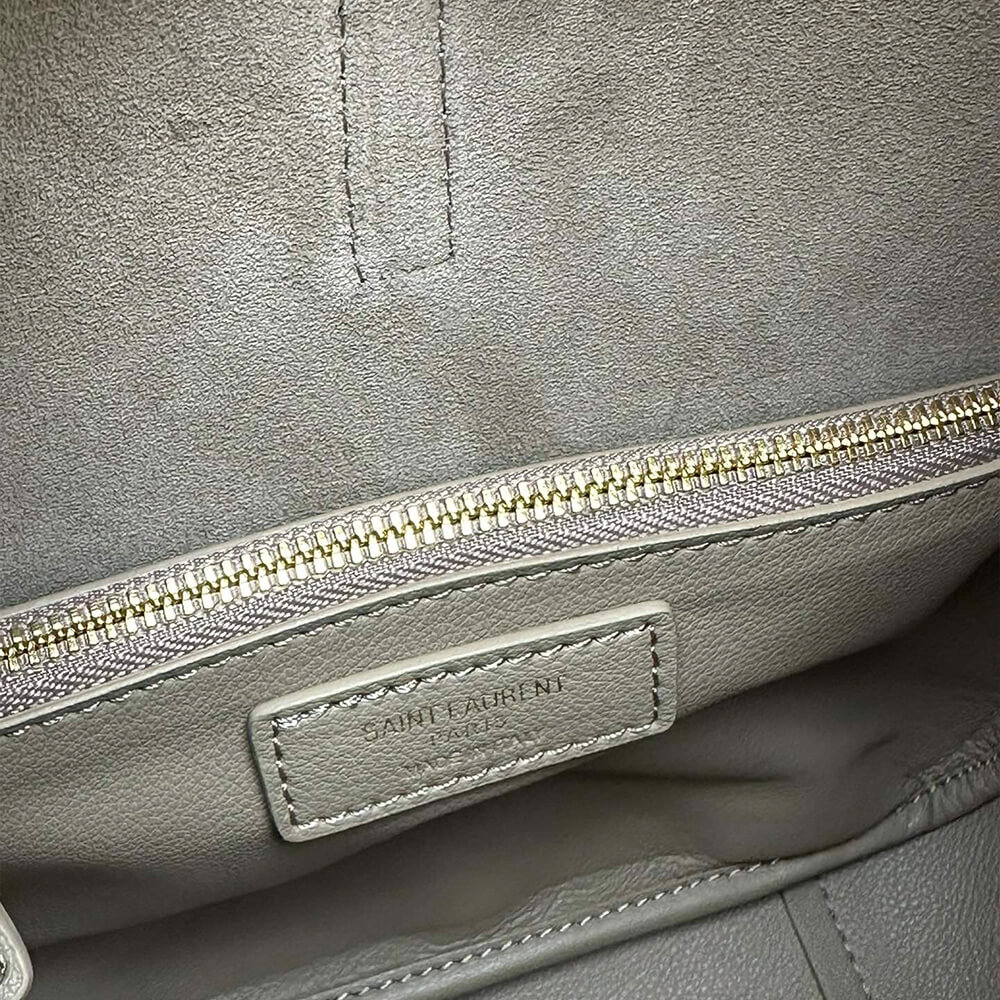 Small LE 5 À 7 bag in soft grained leather (High-end grade)