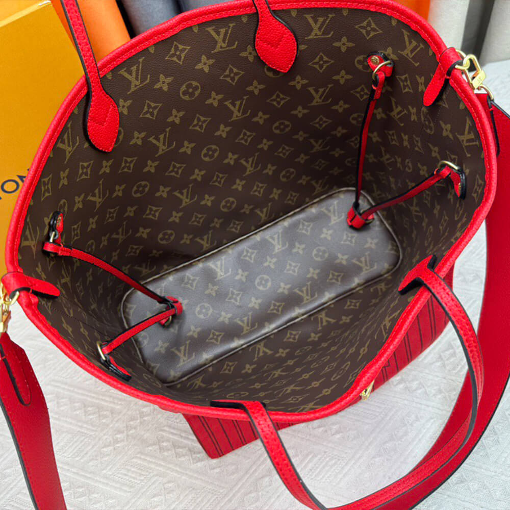 LV NEVERFULL BANDOULIÈRE INSIDE OUT Medium Handbag