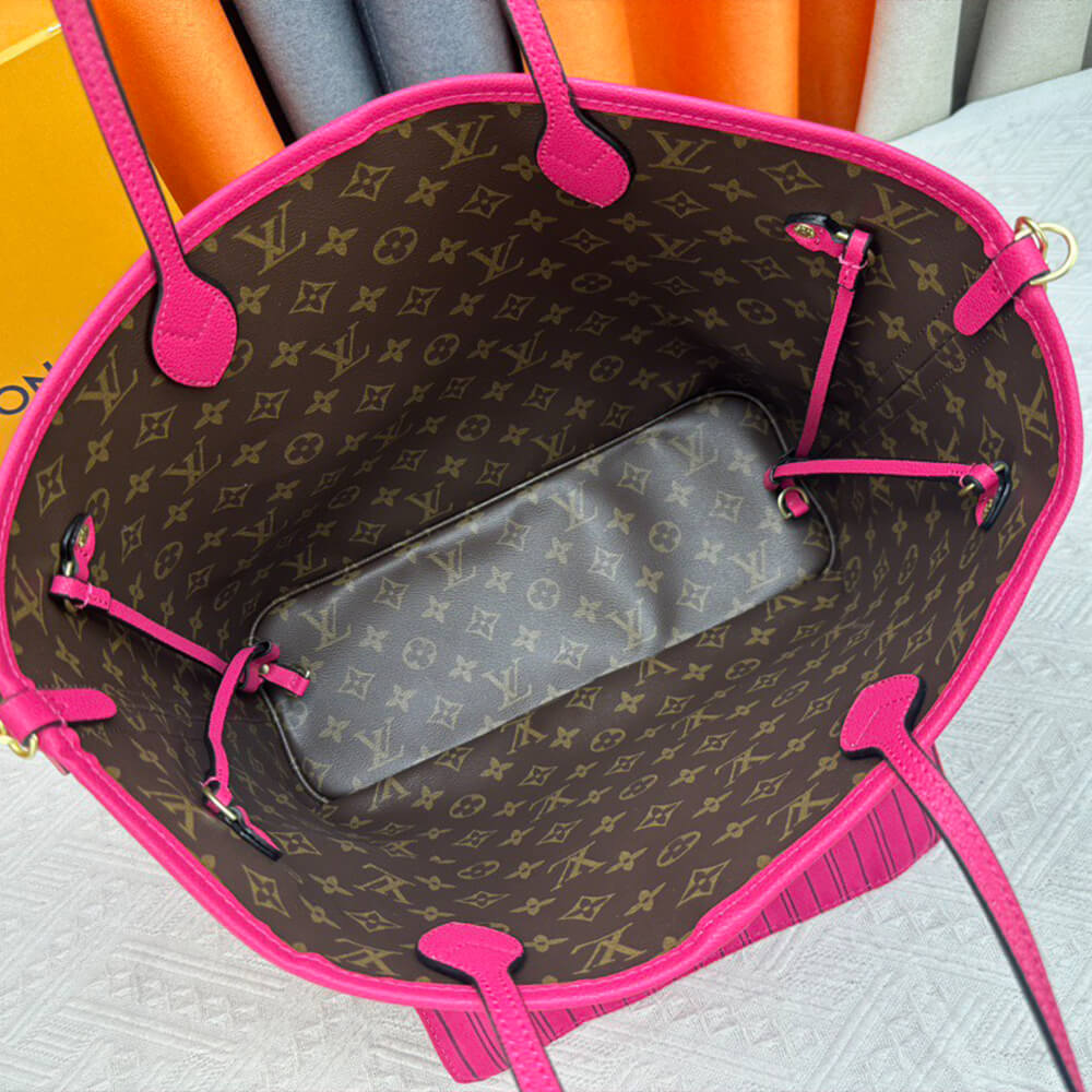 LV NEVERFULL BANDOULIÈRE INSIDE OUT Medium Handbag