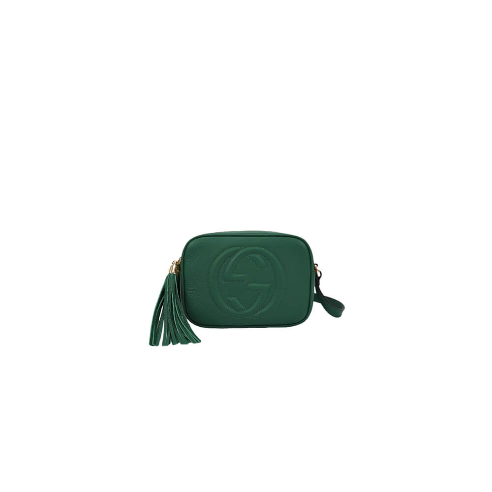 GG Pebbled Calfskin Small Soho Disco Bag