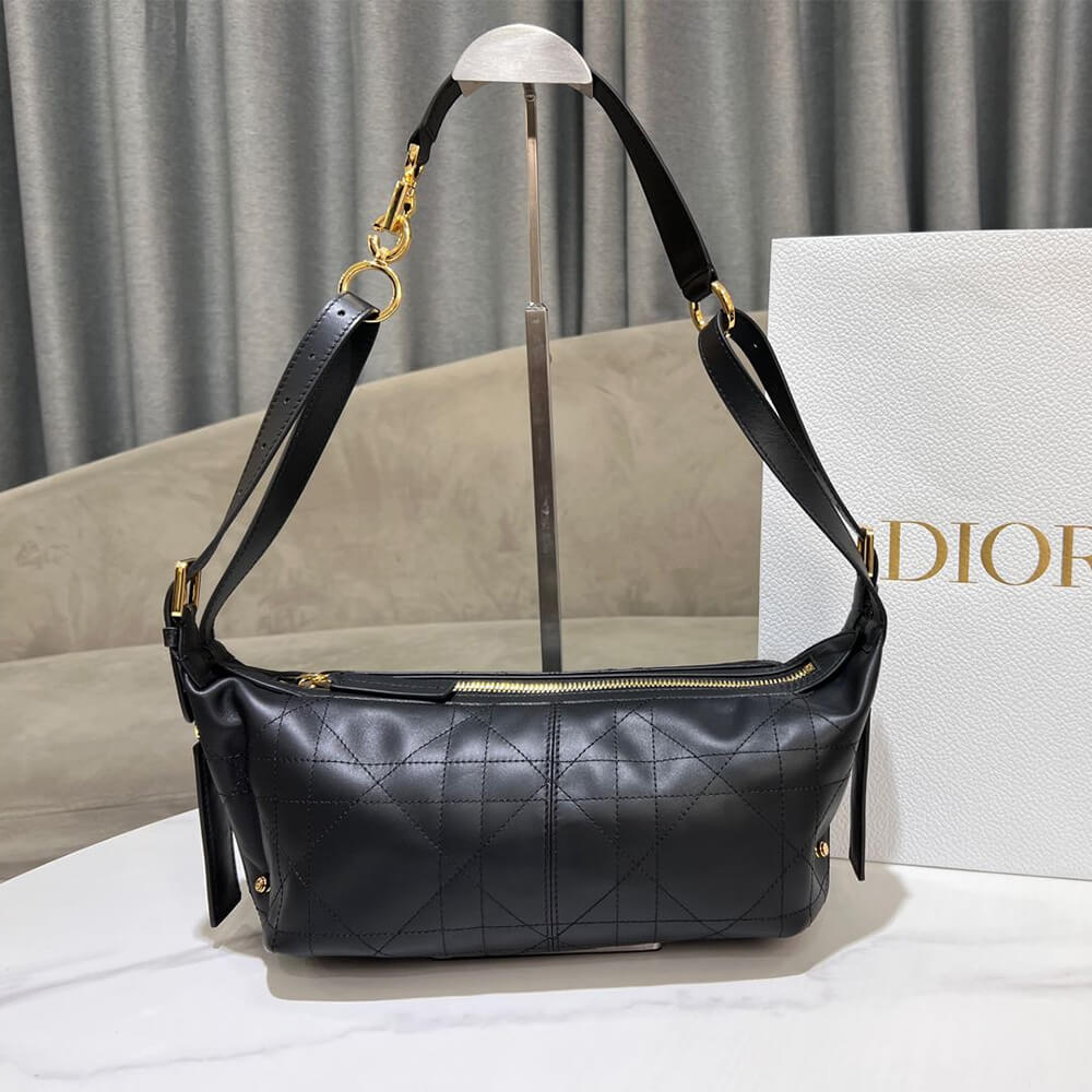 Dior Medium D-Journey Bag in Vintage Smooth Calfskin(high-end grade)
