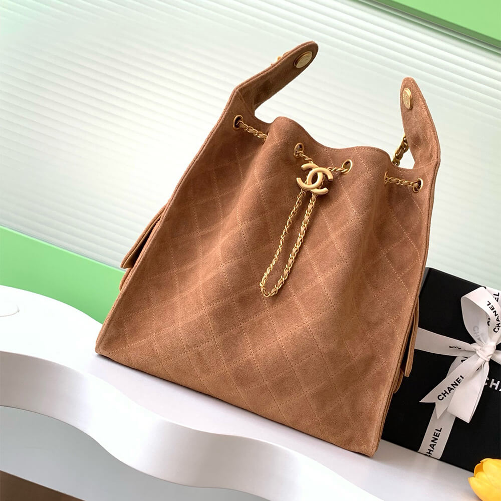 CHANEL 25 Medium Handbag SUEDE(high-end grade)