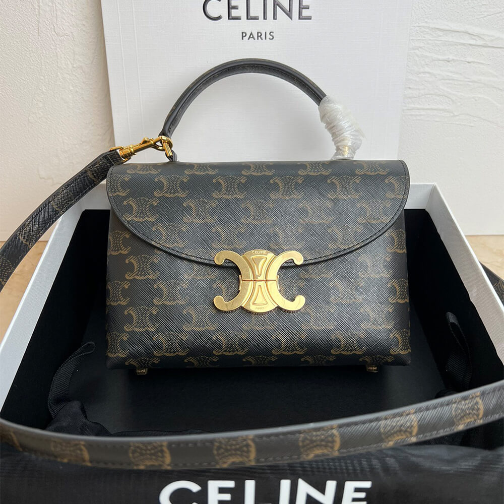 CELINE TEEN NINO BAG IN TRIOMPHE CANVAS