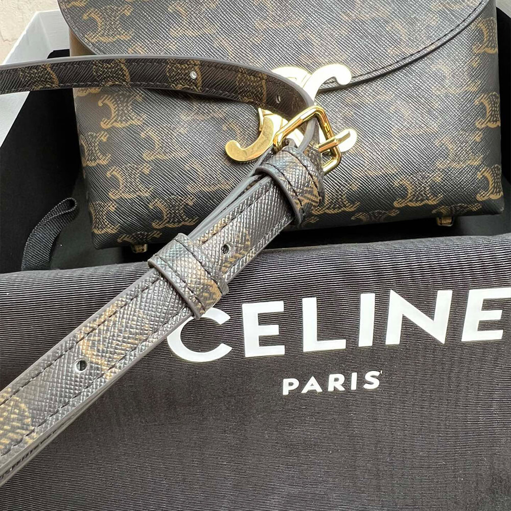 CELINE TEEN NINO BAG IN TRIOMPHE CANVAS