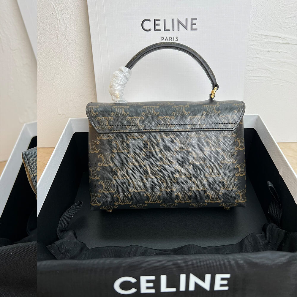 CELINE TEEN NINO BAG IN TRIOMPHE CANVAS