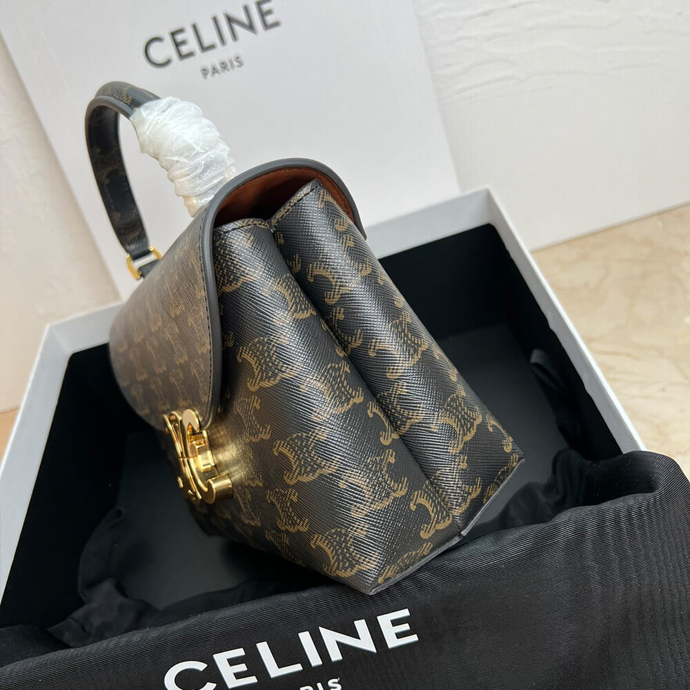 CELINE TEEN NINO BAG IN TRIOMPHE CANVAS