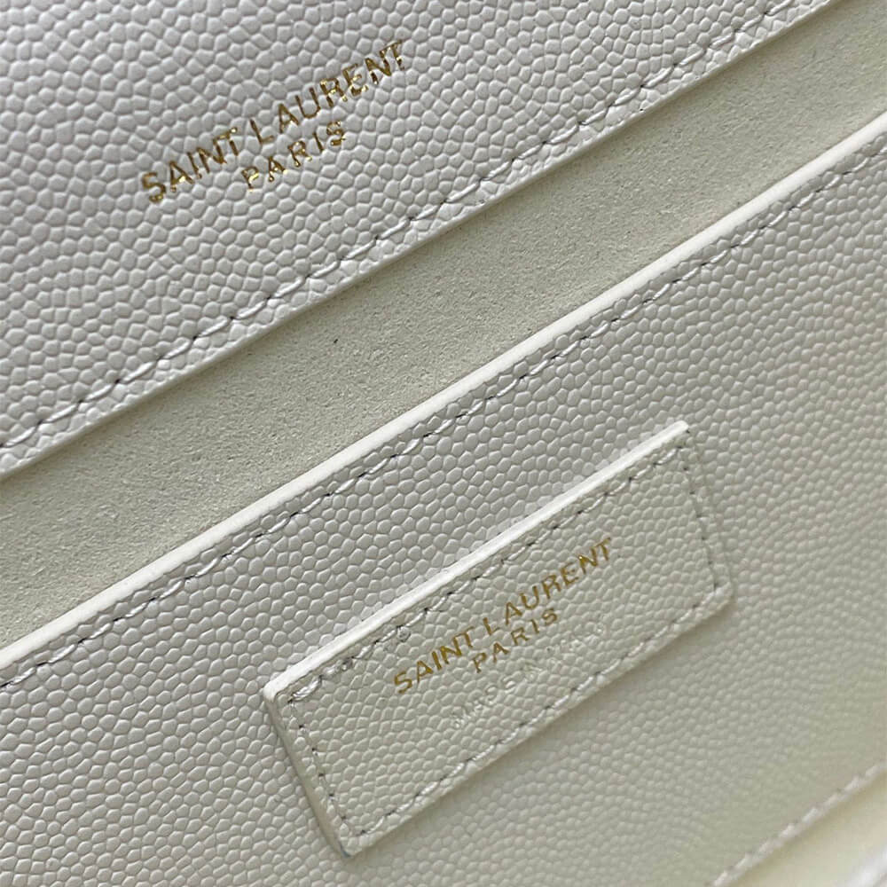 YSL kate medium in grain de poudre embossed leather