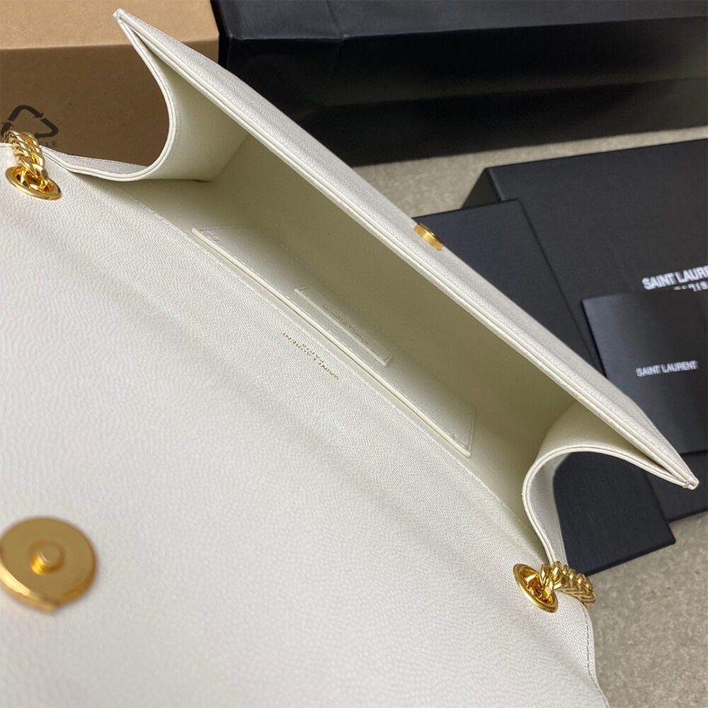 YSL kate medium in grain de poudre embossed leather