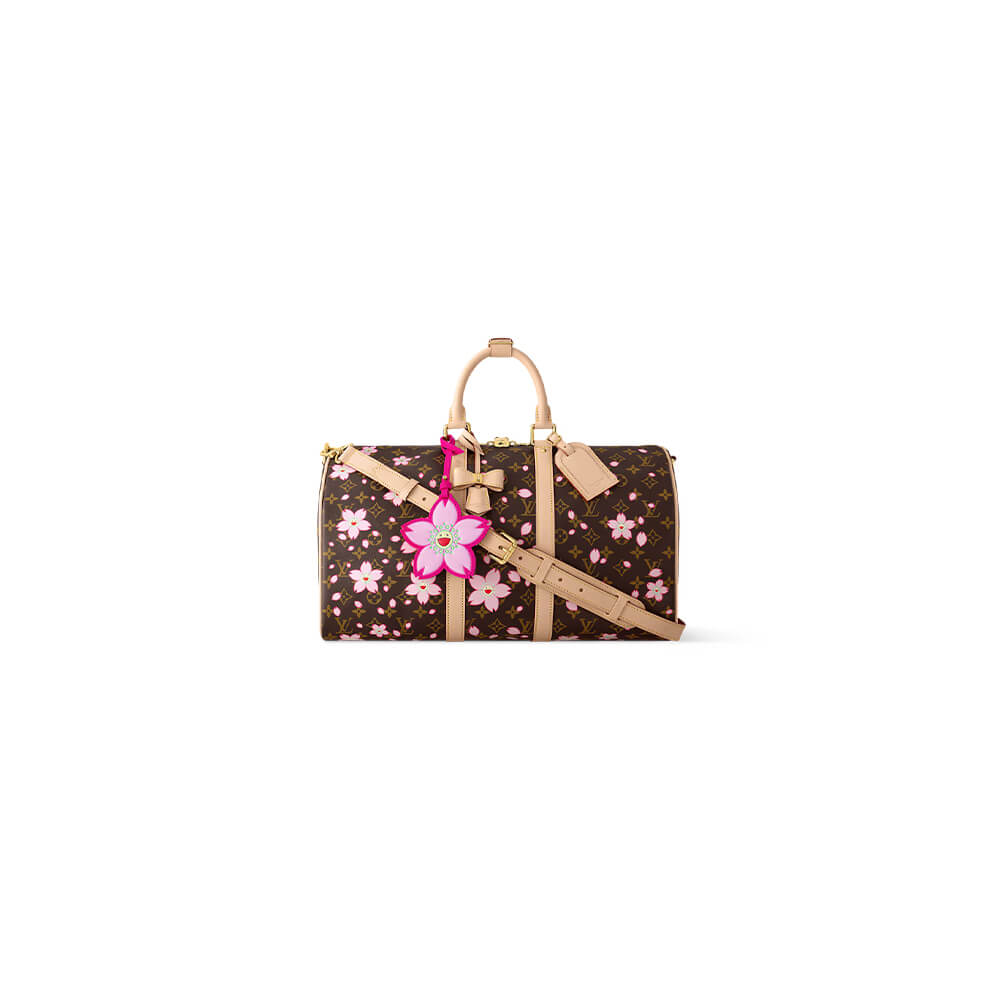 LV x TM KEEPALL BANDOULIÈRE 45 travel bag