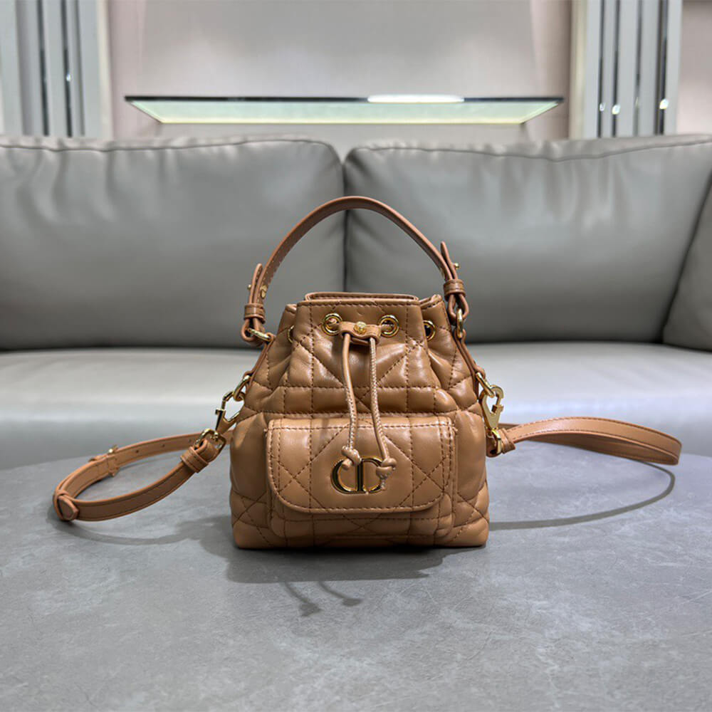 DIOR Micro Dior Caro Bucket Bag