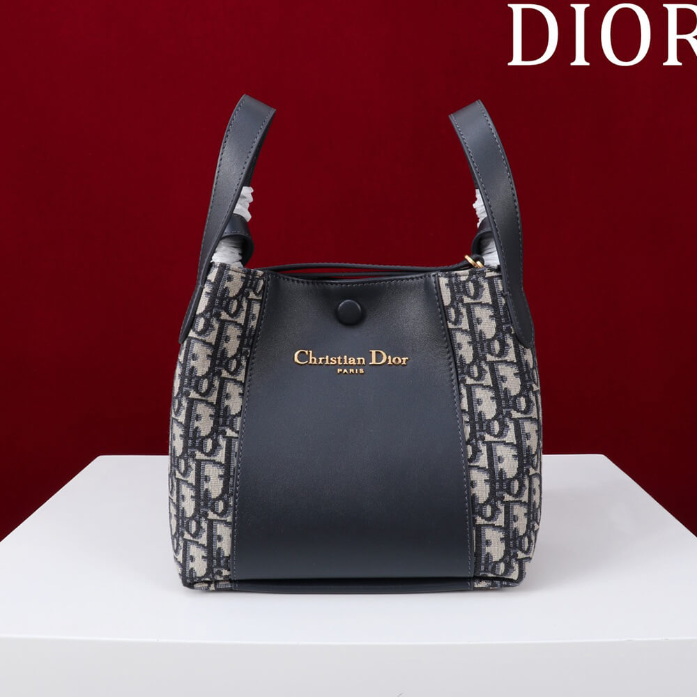 DIOR Small Signature Bucket Bag