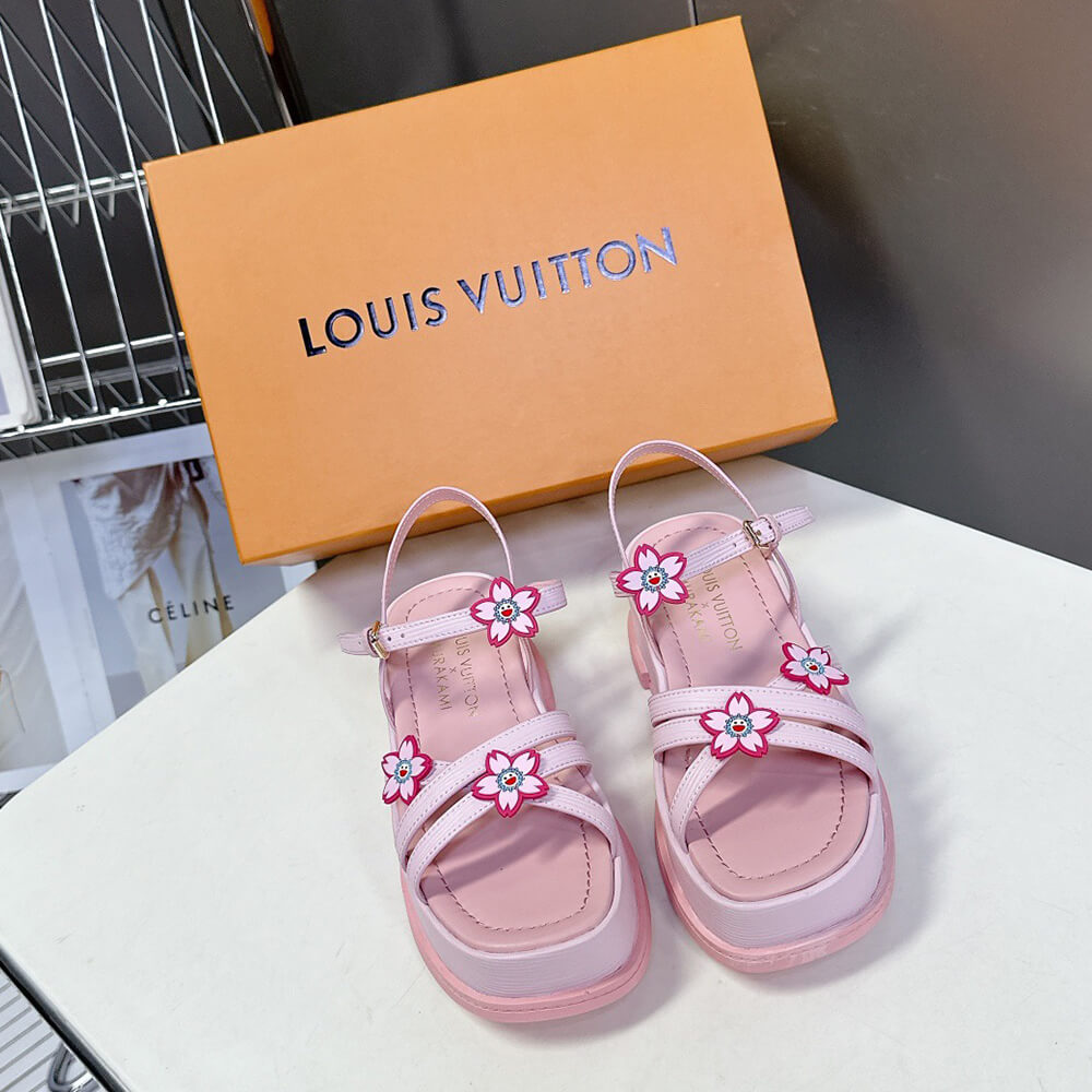 LV x TM MAYA PLATFORM sandals
