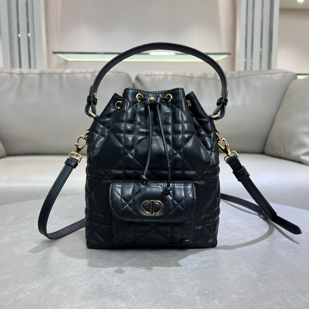 DIOR Small Dior Caro Bucket Bag