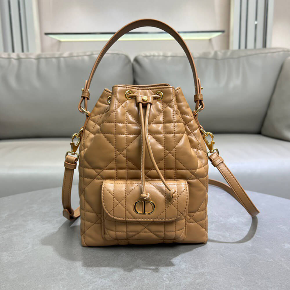 DIOR Small Dior Caro Bucket Bag