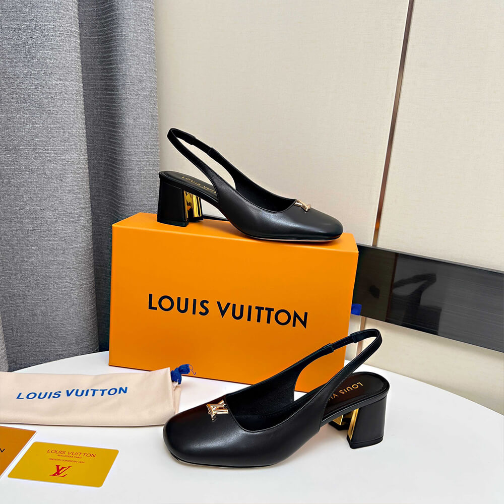 LV SWING slingback high heels