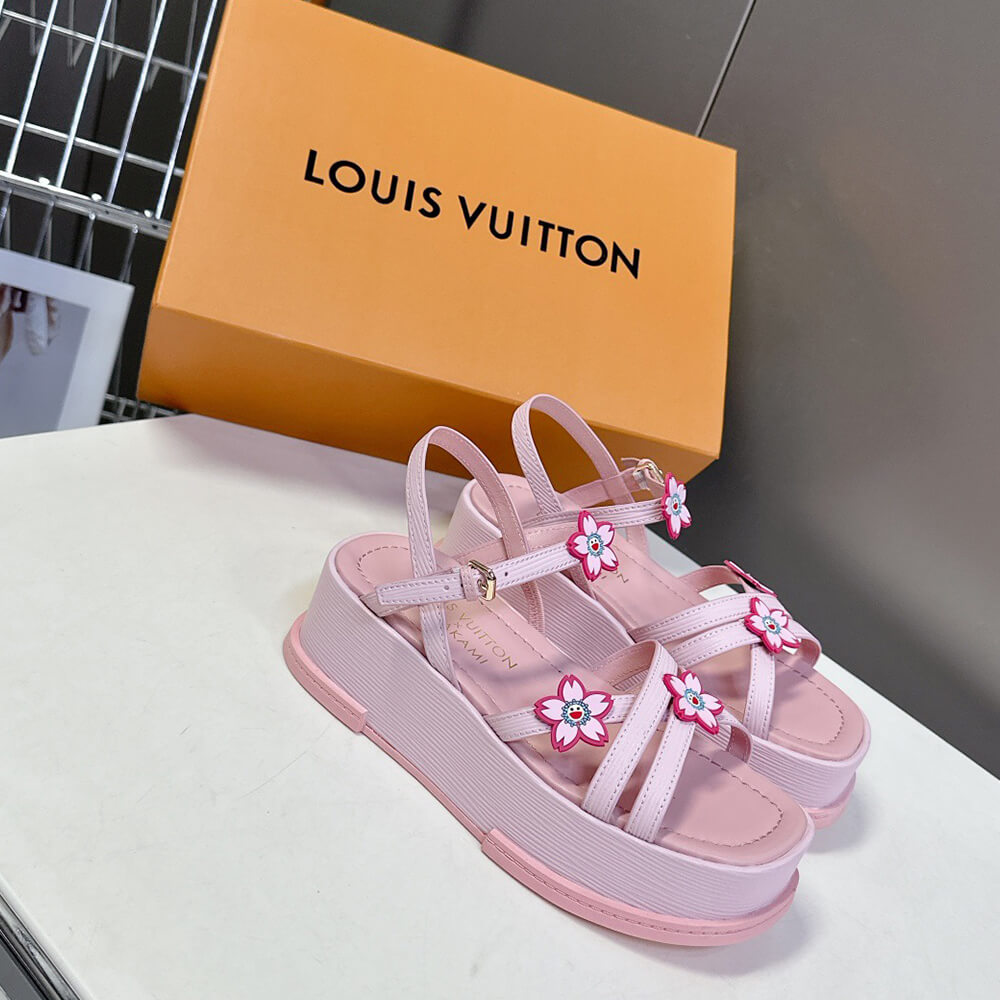 LV x TM MAYA PLATFORM sandals